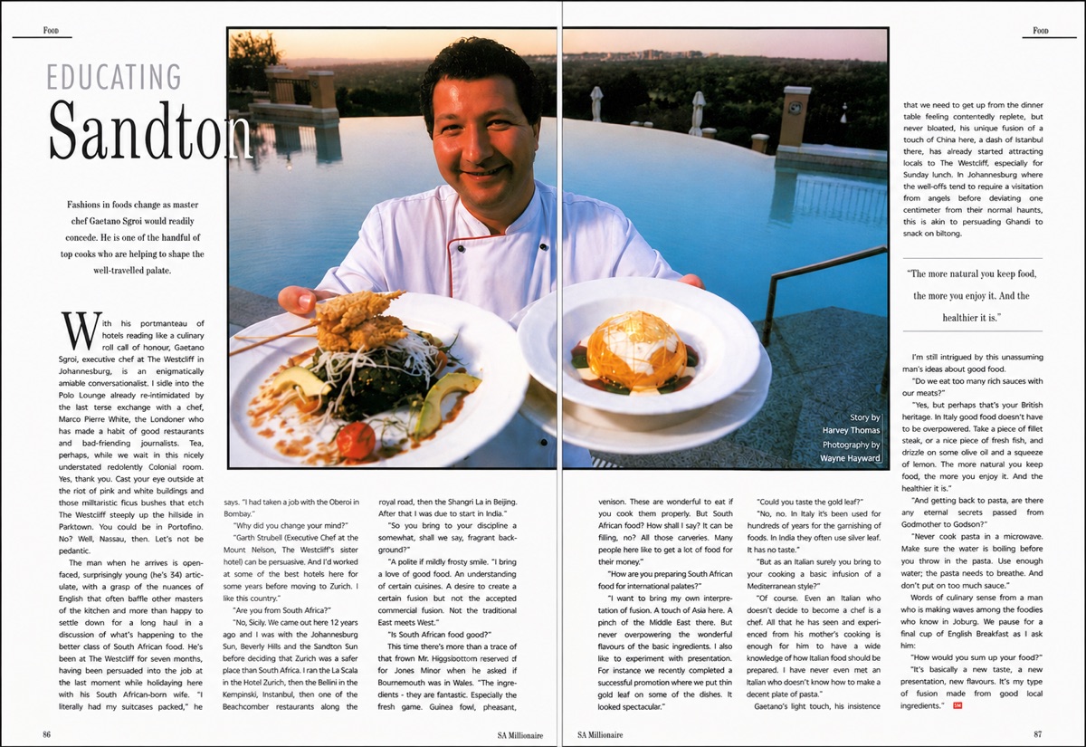 Press clipping — SA Millionaire · South Africa